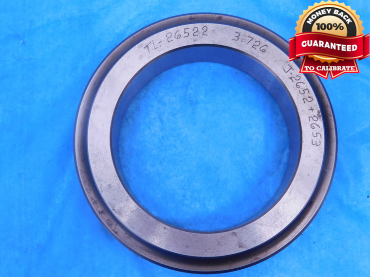 3.726 MASTER PLAIN BORE RING GAGE 3.7188 +.0072 3 23/32 94.640 mm 3.7260 - MC0176AP1