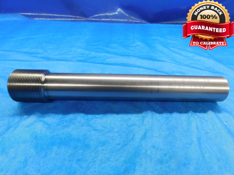 SHOP MADE 1 1/4 18 UNEF 3B THREAD PLUG GAGE 1.25 GO ONLY P.D. = 1.2139 3B OR 2B - DW14971AG2
