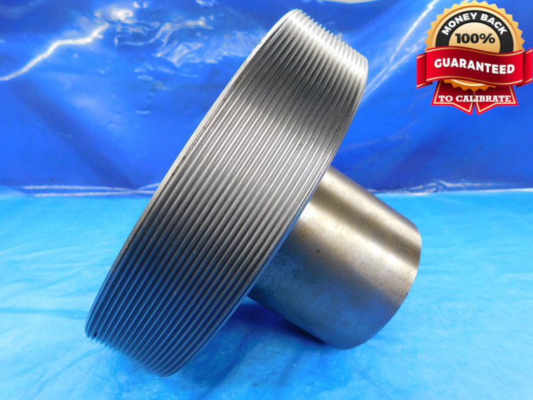 SHOP MADE 7 3/4 12 LEFT HAND THREAD PLUG GAGE 7.75 GO ONLY P.D. = 7.7029 L.H. - DW15018AG2