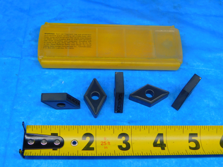 5PCS NEW KENNAMETAL DNMG543K KC935 CARBIDE TURNING INSERTS KENLOC DNMG 19 06 12K - AR5195RDT