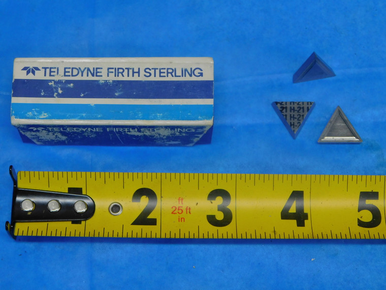 10PCS NEW TELEDYNE TPGR 321 3K H21 CARBIDE TURNING INSERTS - JP0352AS1