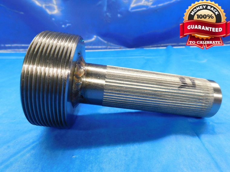 SHOP MADE 2 5/8 12 THREAD PLUG GAGE 2.625 2.6250 2 5/8"-12 INSPECTION CHECK - DW15034AG2