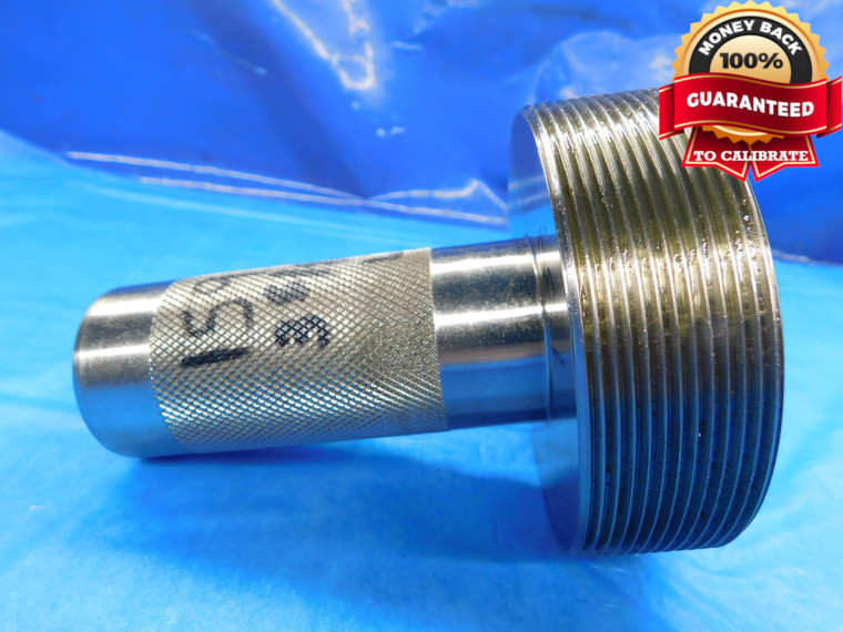 SHOP MADE 3 5/8 12 UN 2B LEFT HAND THREAD PLUG GAGE 3.625 GO ONLY P.D. = 3.5709 - DW15041AG2