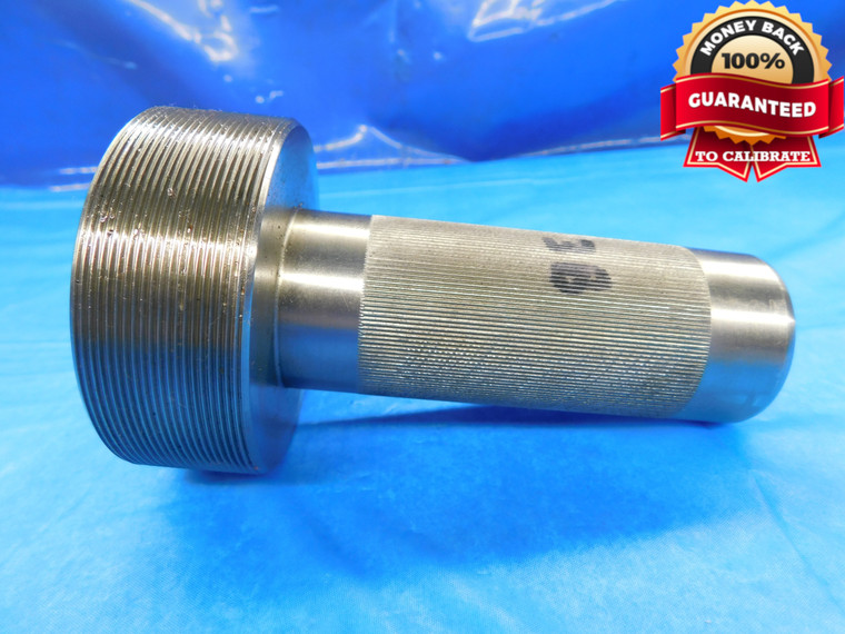 SHOP MADE 2 7/8 20 3B LEFT HAND THREAD PLUG GAGE 2.875 GO ONLY P.D. = 2.8416 2B - DW15040AG2