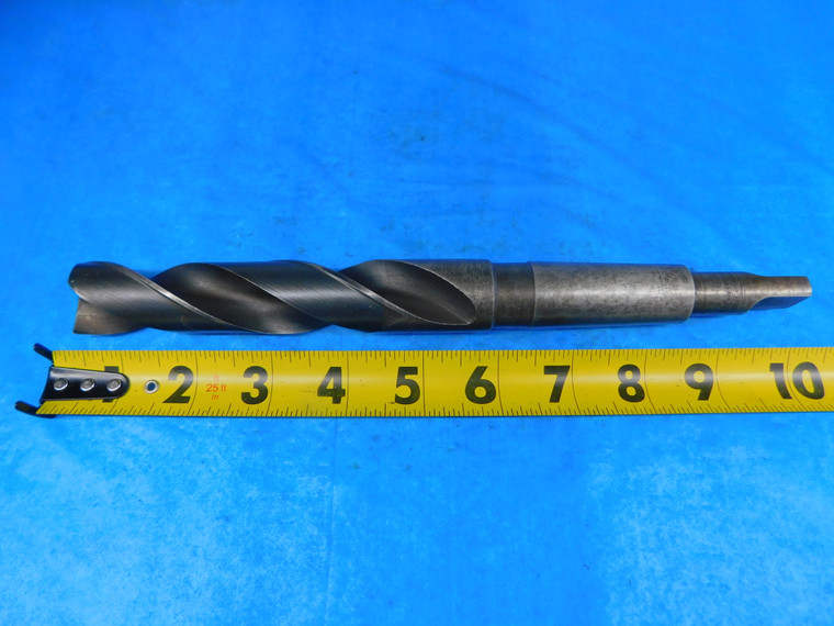 STANDARD 1 1/32 O.D. HSS FLAT BOTTOM DRILL BIT RED SHIELD MORSE TAPER #3 1.0312 - JP0397AG2