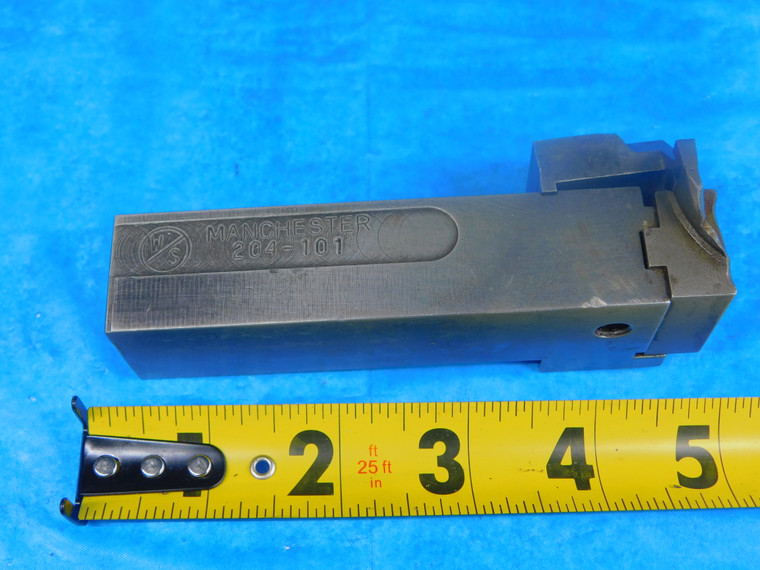 MANCHESTER 204-101 LATHE TURNING TOOL HOLDER 1" SQUARE SHANK 4 5/8 OAL GROOVING - JP0408AA2