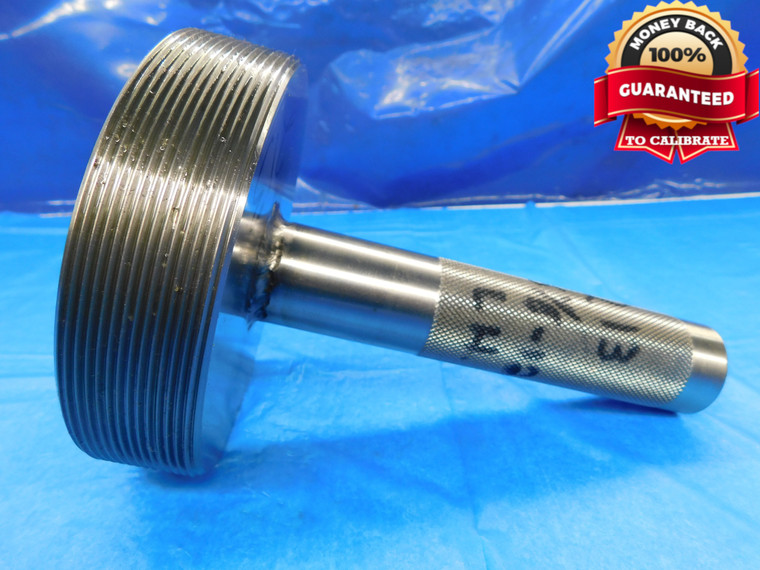 SHOP MADE 5 1/8 12 LEFT HAND THREAD PLUG GAGE 5.125 5.1250 L.H. INSPECTION CHECK - DW15066AG2