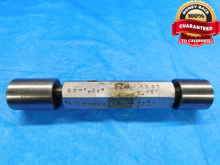 BUDGET 1.067 & 1.071 PIN PLUG GAGE GO NO GO 1.0625 +.0045 27 mm 1.0670 1.0710 - DW15078AP1
