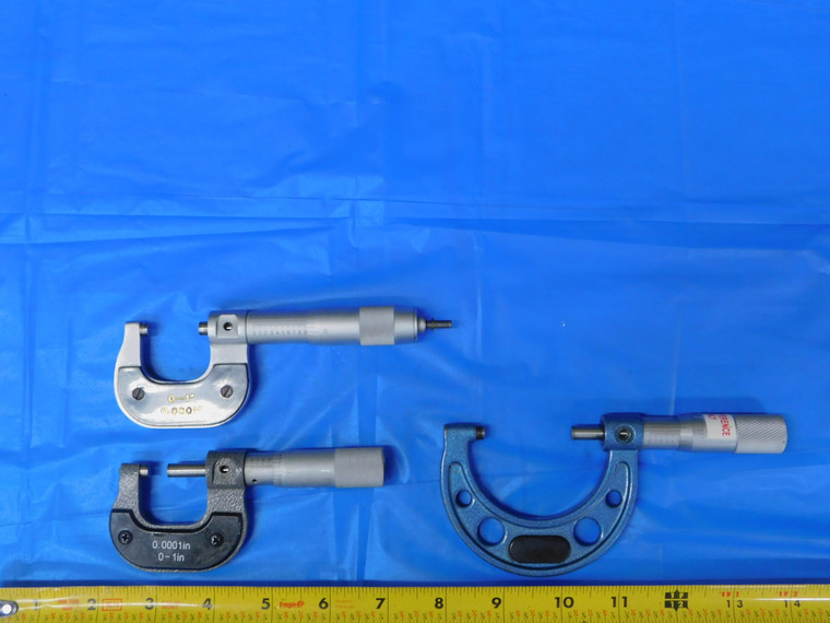 LOT OF OUTSIDE MICROMETERS FOR PARTS / NEED CALIBRATION PRECISION TOOLING - JH2129AP1