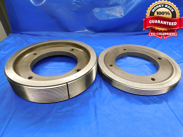 10 1/4 6 NS 3 THREAD PLUG GAGE 10.25 GO NO GO P.D.'S = 10.14175 & 10.15215 CHECK - DW15244RD
