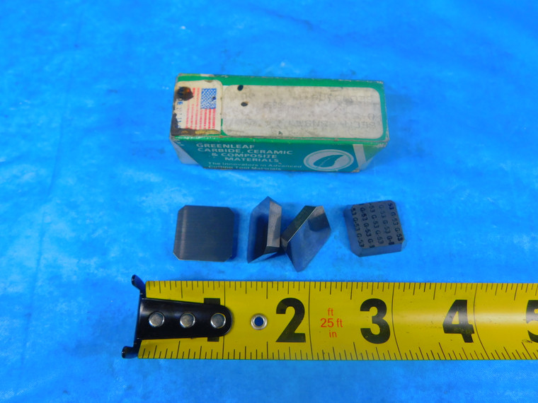 8PCS NEW GREENLEAF SECN 63A G53 CARBIDE TURNING INSERTS INDEXABLE TOOLING SQUARE - JP0543RDT