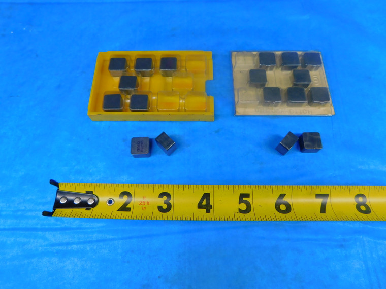 18PCS NEW AND USED KENNAMETAL SNGN 12 07 16 T SNG-454T CARBIDE TURNING INSERTS - AR5468RDT