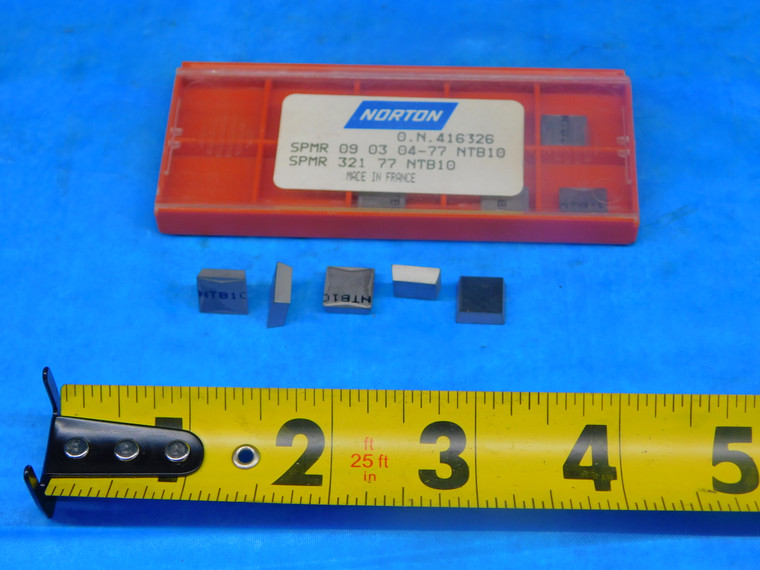 10PCS NEW NORTON SPMR 09 03 04-77 NTB10 CARBIDE TURNING INSERTS SPMR 321 77 - AR5474RDT