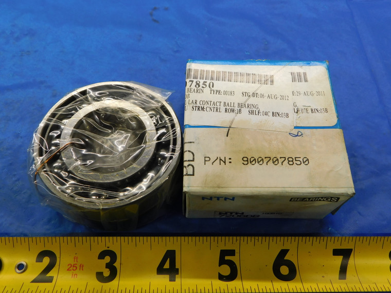 NEW NTN 7206DB ANGULAR CONTACT BALL BEARING 62mm O.D. 30mm I.D. 32mm WIDTH - MB5993RDT