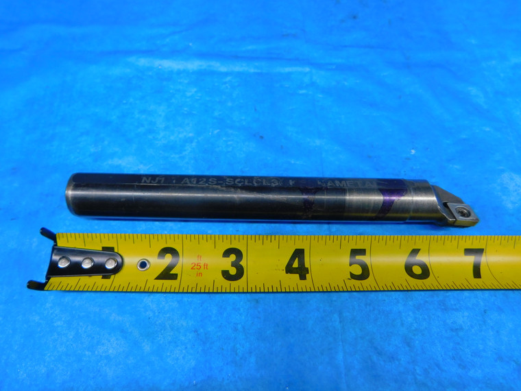 KENNAMETAL 3/4 DIA NJ1 A12S-SCLCL3 STEEL COOLANT BORING BAR CC 2151 INSERTS .75 - JP0577AP1