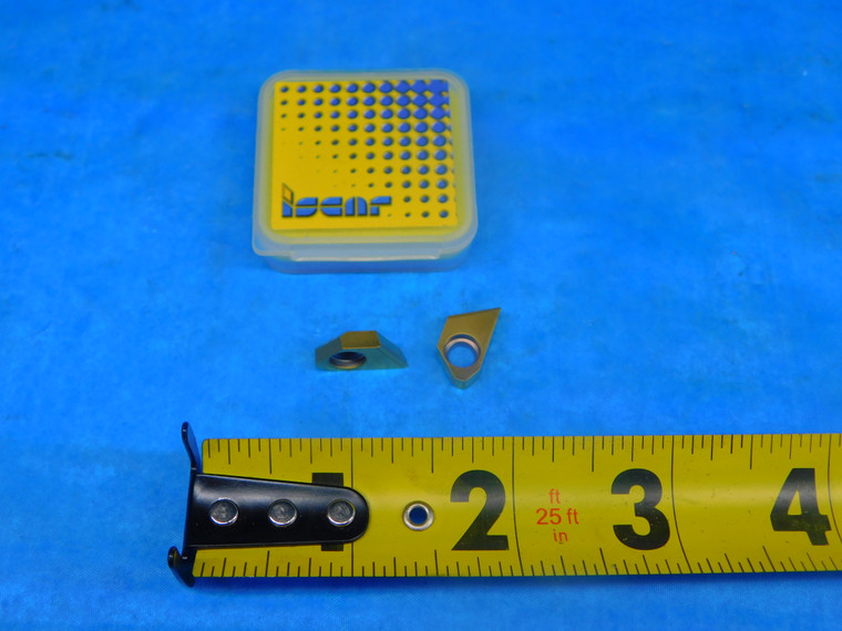 2PCS NEW ISCAR XCGT 090300-60DT IC508 TiN COATED CARBIDE INSERTS - AR5496RDT