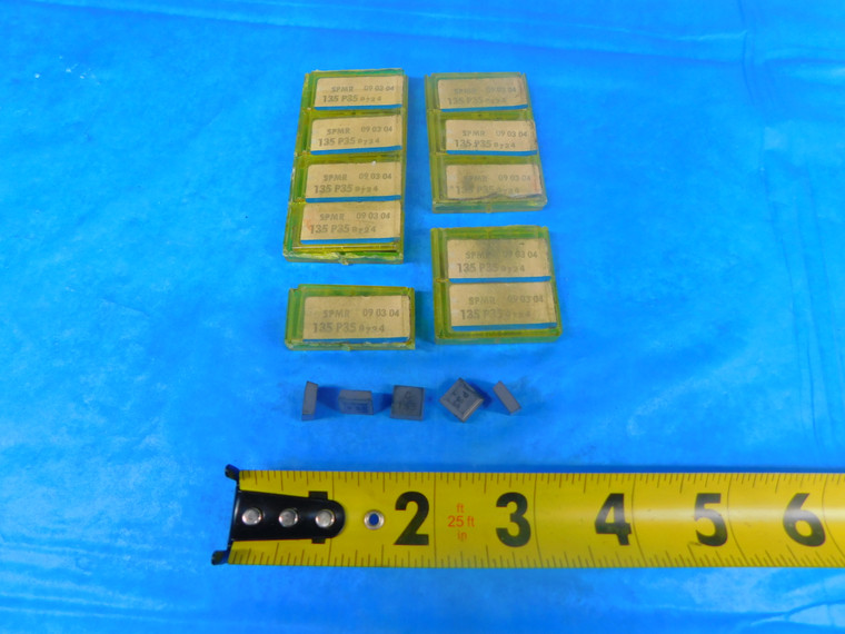19PCS NEW SPMR 322 135 P35 CARBIDE TURNING INSERTS SPMR 09 03 04 INDEXABLE 9724 - AR5492RDT