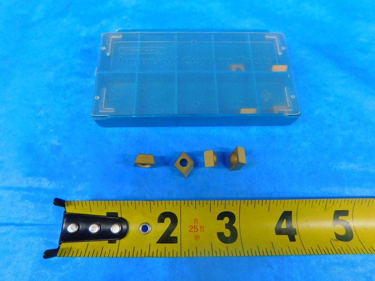 8PCS NEW INGERSOLL CDE313R20 301 A TiN COATED CARBIDE INSERTS STK 51394 - AR5510RDT