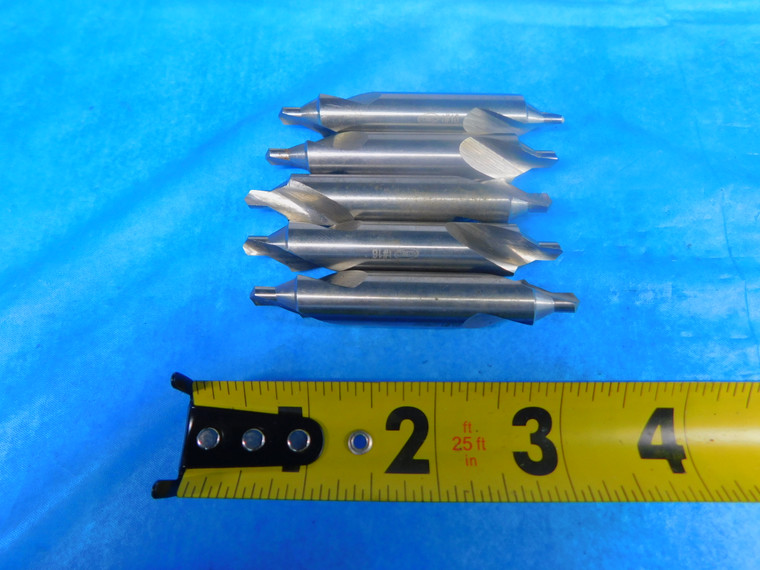 5PCS KEO HSS DOUBLE ENDED DRILL / COUNTERSINK COMBO SIZE #16 1/2 SHANK DIA - JP0581AE2