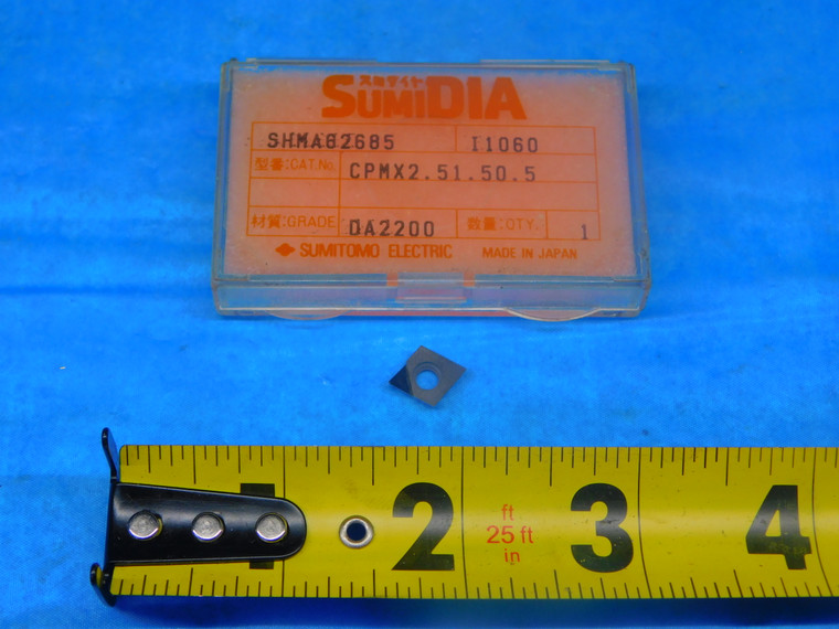 1PC NEW SUMITOMO CPMX2.51.50.5 DA2200 PCD DIAMOND CARBIDE TURNING INSERT SUMIDIA - FAX-AR5530