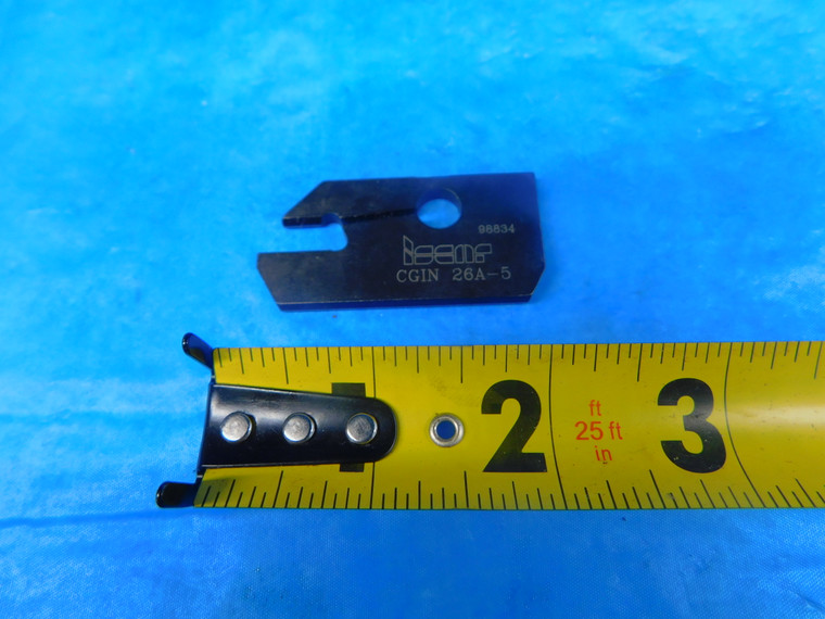 ISCAR CGIN 26A-5 CUT OFF BLADE PARTING / GROOVING 1" X 2" X ABOUT 1/8 SINGLE END - FAX-AR5589
