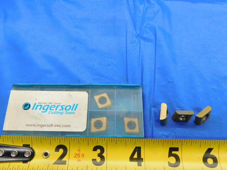 8PCS NEW INGERSOLL CDE323L024 IN1530 TiN COATED CARBIDE MILLING INSERTS - FAX-MB6106