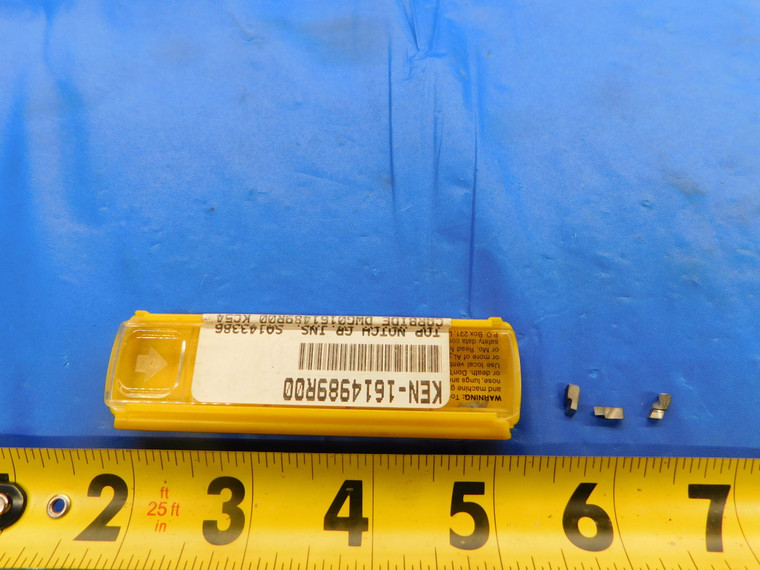 5PCS NEW KENNAMETAL DWG 1614989R00 KC5410 CARBIDE GROOVING INSERTS TOP NOTCH - FAX-MB6152