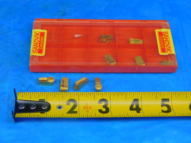10PCS NEW SANDVIK N151.2-600-50-5P 435 TiN COATED CARBIDE GROOVING INSERTS - AR5735RDT