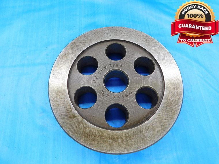 4.898 PIN PLUG GAGE 4.9063 -.0083 UNDERSIZE 4 29/32 124.409 mm 4.8980 INSPECTION - DW15449AP1