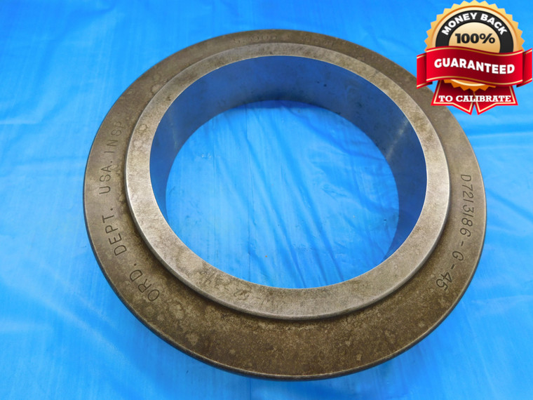 5.3900 MASTER PLAIN BORE RING GAGE 5.3906 -.0006 5 25/64 137 5.390 +/- .0001 CHECK - DW15459AB1