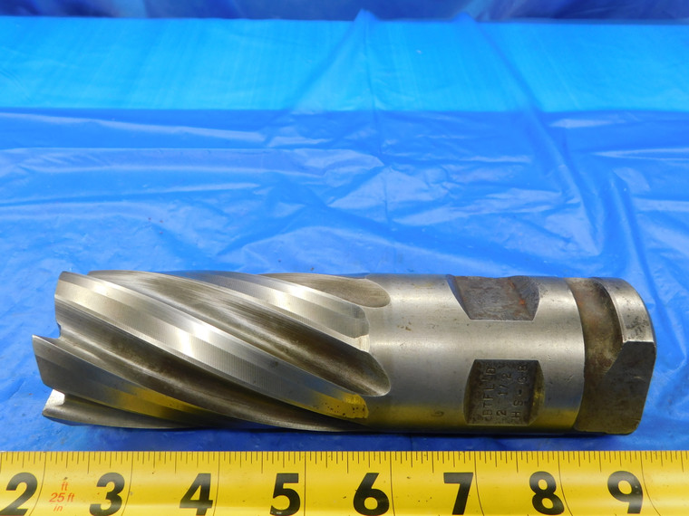 BUTTERFIELD 2 1/2 O.D. 3 3/4 LOC 7" OAL HSS END MILL 2" SHANK 6 FLUTE 2.5 - MB6533AB2