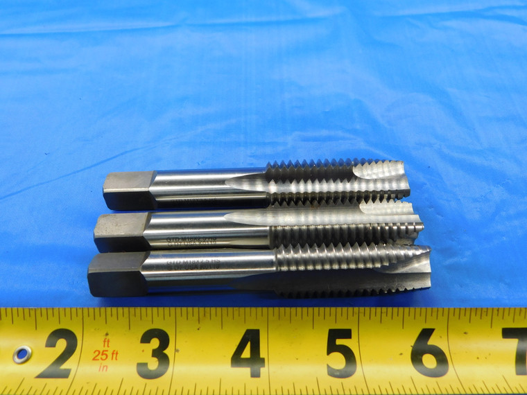 3PCS GTD M18 X 2.5 D7 HSS SPIRAL POINT TAP 3 SPIRAL POINT FLUTE 18 mm METRIC USA - MB6585AR1