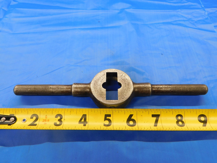 VINTAGE WELLS BROTHERS 1.54" I.D ROUND STOCK DIE HANDLE WRENCH 1 1/2 USA MADE - MB6572AR1