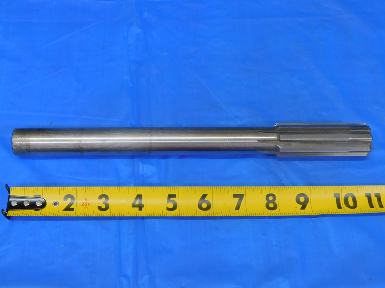 1 3/32 O.D. HSS CARBIDE TIPPED CHUCKING REAMER 7/8 SHANK 8 FLUTE 11" OAL 1.09375 - JP0748AE2