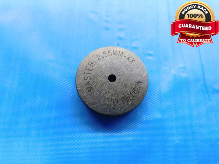 2.55 CLASS XX MASTER PLAIN BORE RING GAGE 2.500 +.050 OVERSIZE 3 mm .1004 2.550 - DW15542AZ1