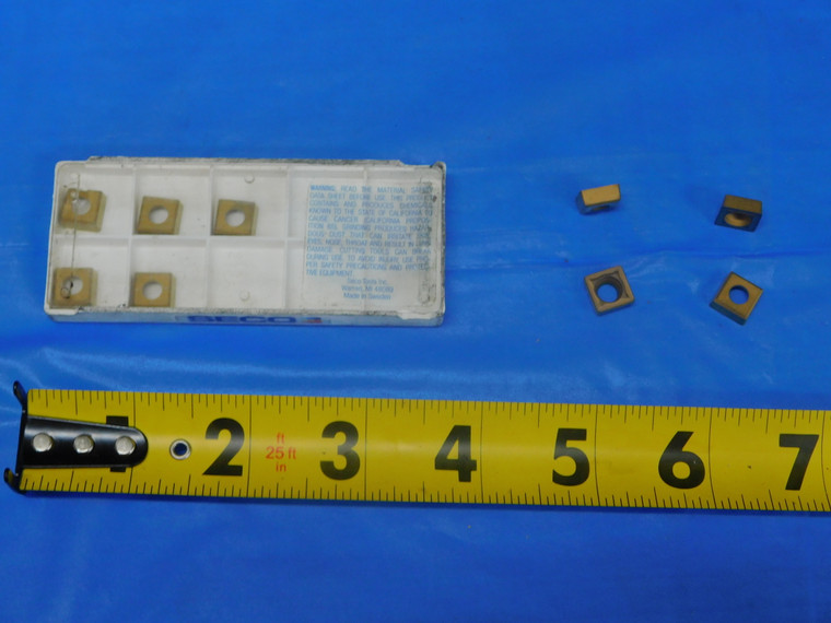 9PCS NEW SECO SCGX09T308-P2 T2000D TiN COATED CARBIDE TURNING INSERTS INDEXABLE - JP0836RDT