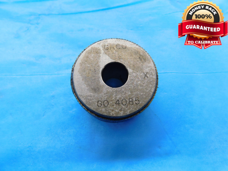.4085 CLASS X MASTER PLAIN BORE RING GAGE .4063 +.0022 OVERSIZE 13/32 10.376 mm - DW15646AK2
