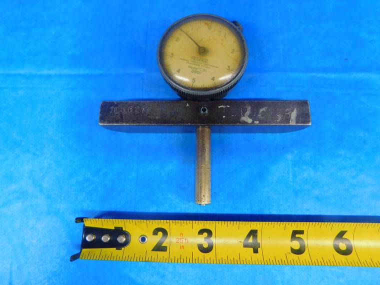 FEDERAL MODEL C2I JEWELED DIAL INDICATOR GAGE .0001" GRADUATION USA MADE C21 - AR6287AP1