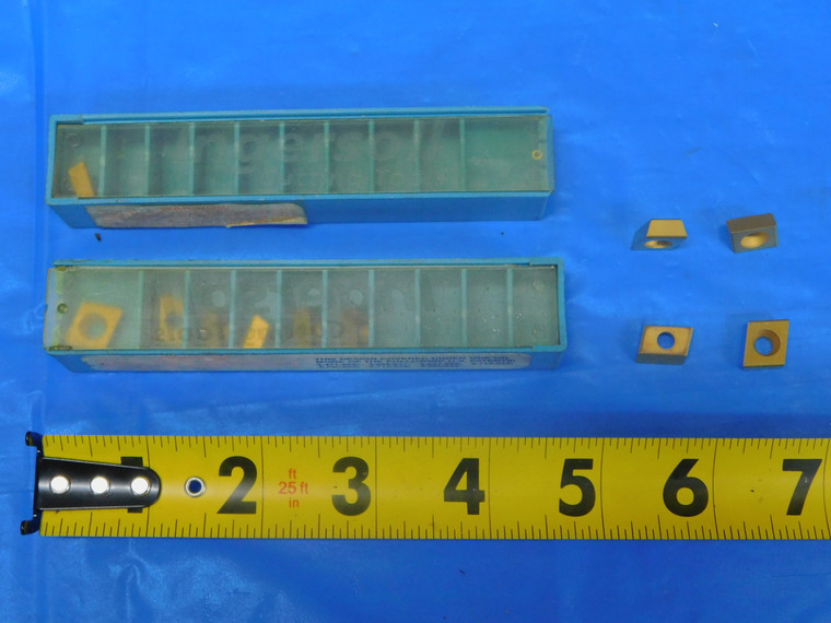11PCS NEW INGERSOLL CDE 313R41 301 A TiN COATED CARBIDE INSERTS 51435 79306-B - JP0866RDT