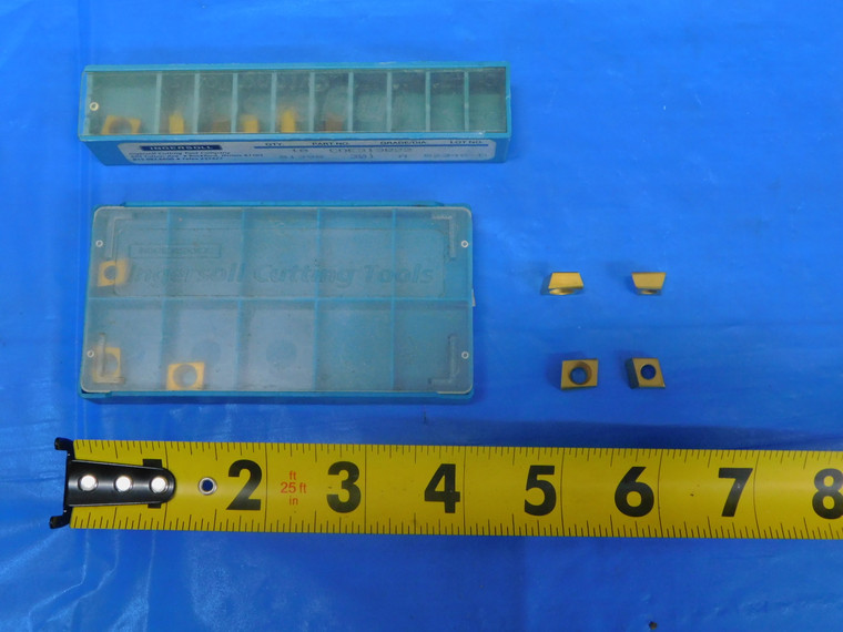 13PCS NEW INGERSOLL CDE313R22 301 A TiN COATED CARBIDE INSERTS INDEXABLE - JP0878RDT