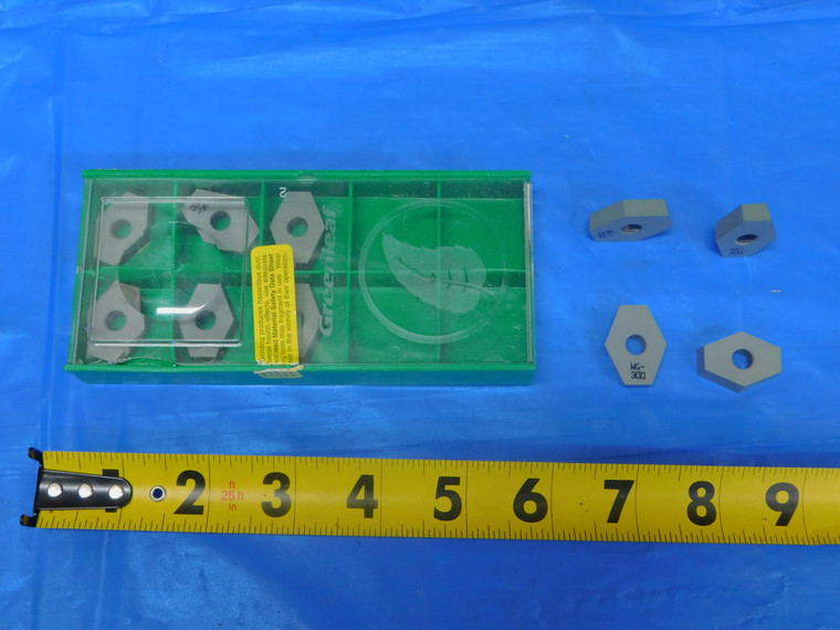 10PCS NEW GREENLEAF BX-169 43-428016 WG-300 CERMET INSERTS A HONE USA MADE - JP0864RDT