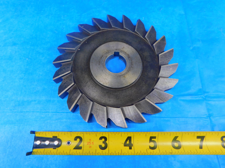 B & S MFG CO 6" O.D. X 1/2 WIDTH X 1" PILOT SIDE MILLING CUTTER 6" X 1/2" 22 T - AR6418AE2