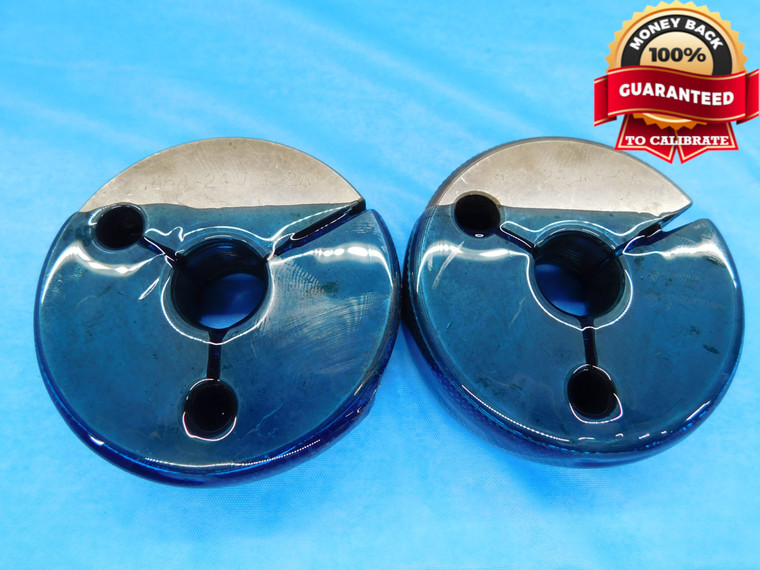 .660 24 UNS 2A THREAD RING GAGES .66 .6600 GO NO GO P.D.'S = .6317 & .6277 CHECK - DW15816LVR