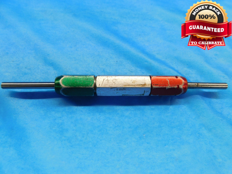 .128 & .132 PIN PLUG GAGE GO NO GO .1250 +.0030 1/8 3.251 mm .1280 .1320 CHECK - DW15883LVR