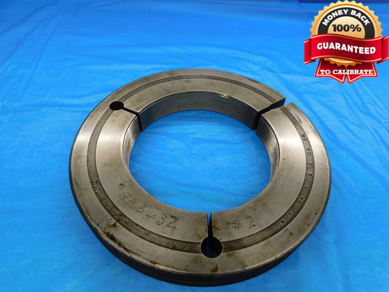5" 16 UN 3A THREAD RING GAGE 5.0 5.00 5.000 5.0000 NO GO ONLY P.D. = 4.9549 - DW15898RD