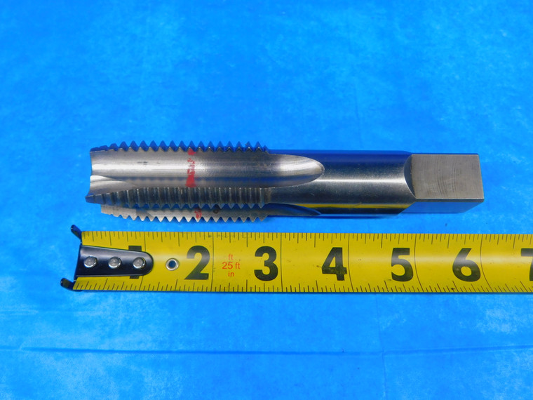 BENDIX BESLY 1 1/4 7 NC GH8 HSS SPIRAL POINT PLUG TAP 4 STRAIGHT FLUTE 1.25 UNC - AR6467AK2