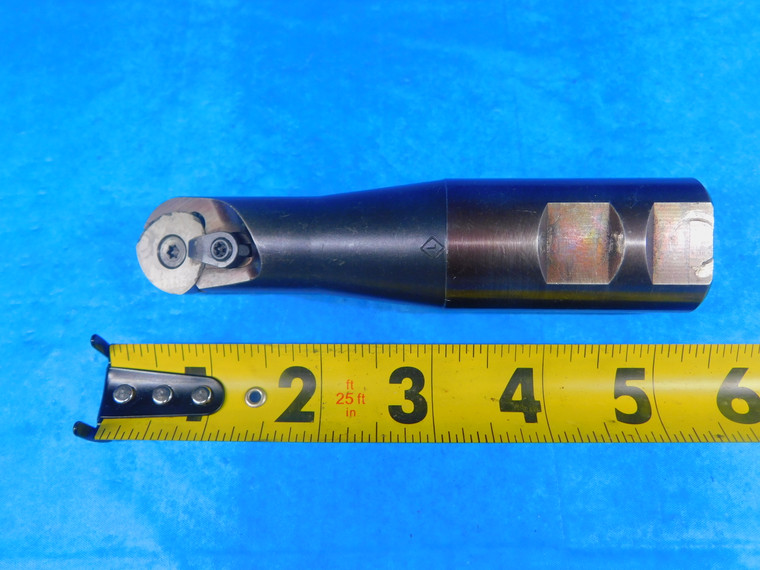 TOOL-FLO BALL NOSE INDEXABLE END MILL TBN1254-U B76 1 1/4 SHANK 1 FLUTE - AR6492AK2