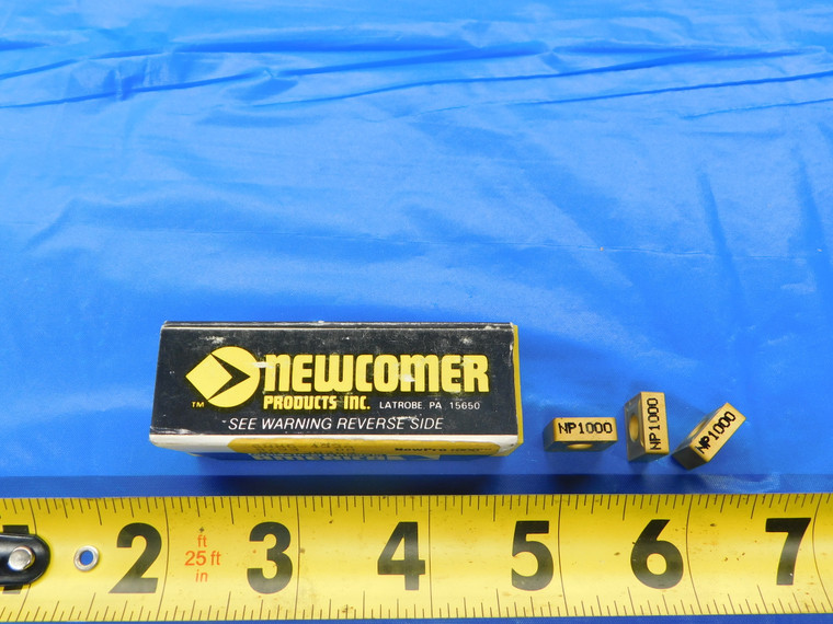 10PCS NEW NEWCOMER SNMG-432A DM TiN COATED CARBIDE TURNING INSERTS - AR6635AS1