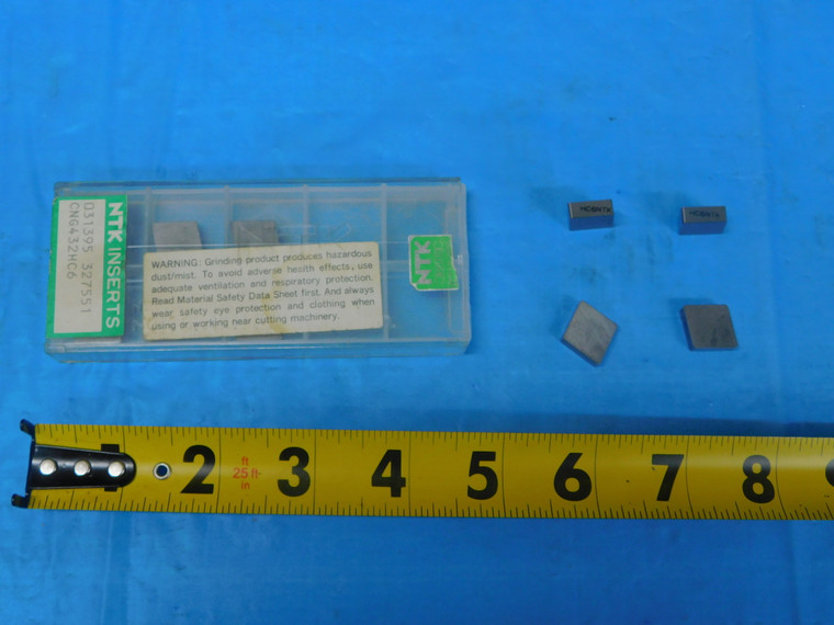 10PCS NEW NTK CNG 432 HC6 CERAMIC TURNING INSERTS - JP1081AS1