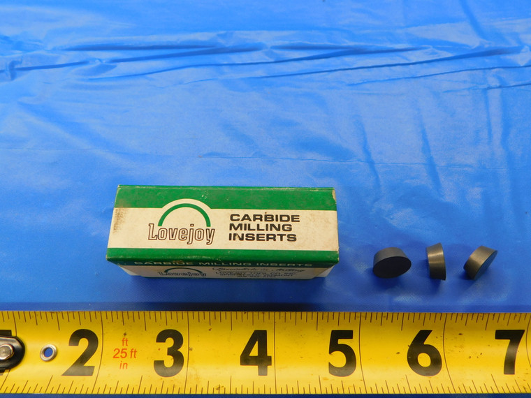 10PCS NEW LOVEJOY RDE 43V GR M+ ? M4 ? ROUND CARBIDE INSERTS - AR6656AS1